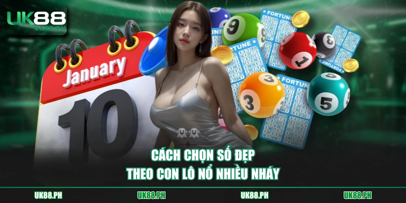 Cách chọn số đẹp theo con lô nổ nhiều nháy