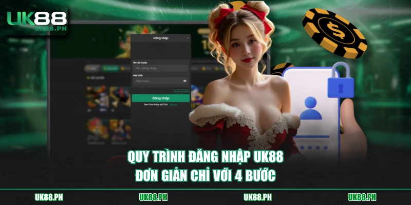 Quy trình đăng nhập UK88 đơn giản chỉ với 4 bước